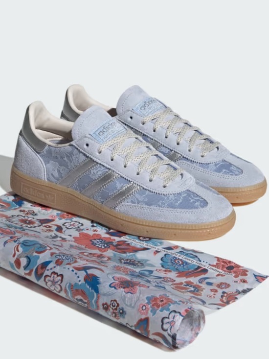 adidas Shoes - adidas x Liberty London Handball Spezial Crystal Sky / Silver Metallic